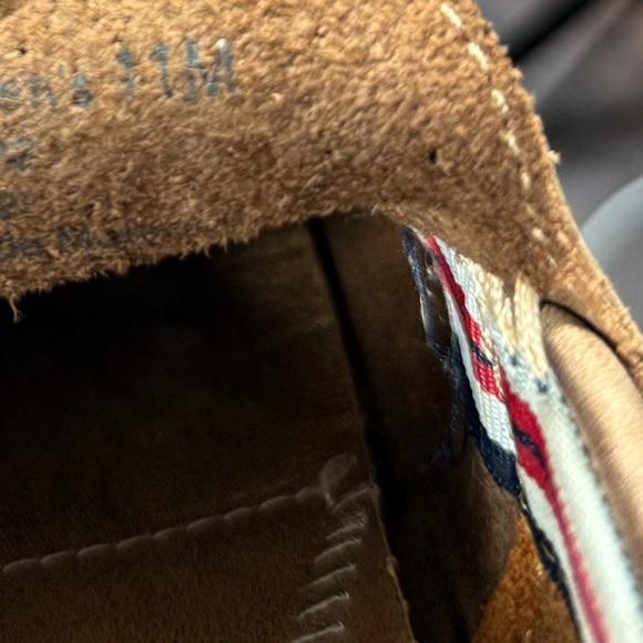 CHAPS Men's Size 11M Brown Suede Loafers - Picture 13 of 15